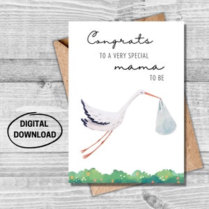 Mom to be, Mum to be, Printable Card for Mom, Greeting card for Mom, New Mom card, Soon to be Mom, Mom to be Gift, Congratulations