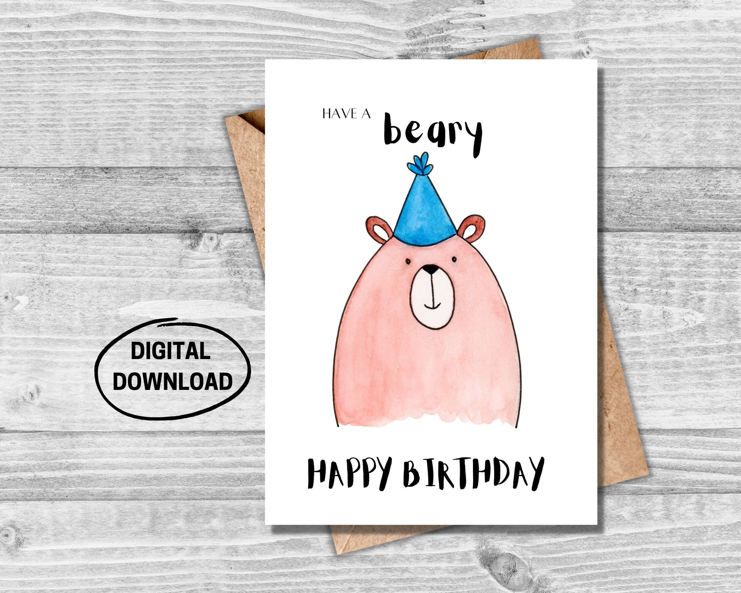 Funny Birthday Printable Card, Funny Birthday Card for Him, Funny ...