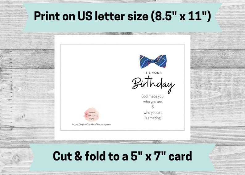Christian Birthday Printable Card, Birthday Printable Card, Religious ...