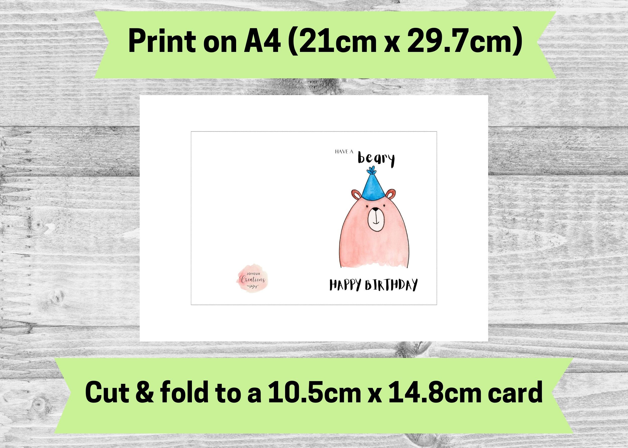 Funny Birthday Printable Card, Funny Birthday Card for Him, Funny ...