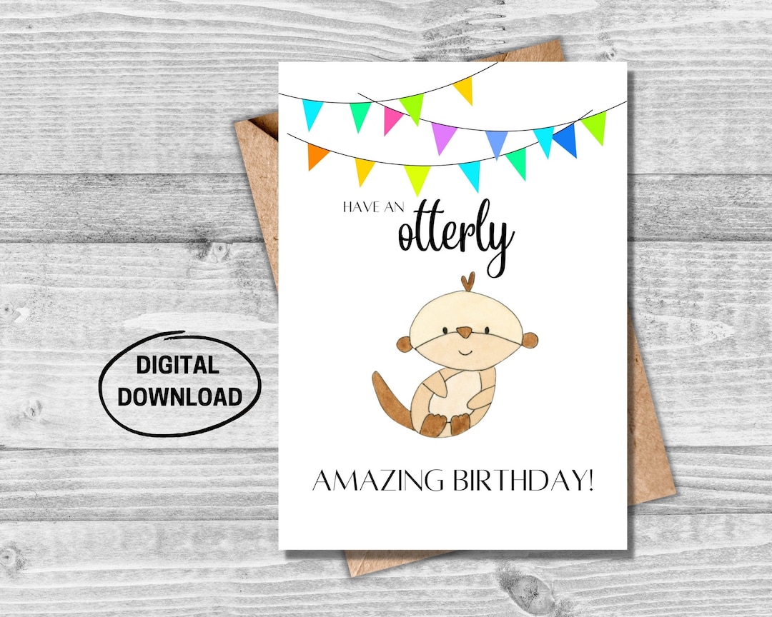 Funny Birthday Printable Card Birthday Card for Him or Her - Etsy