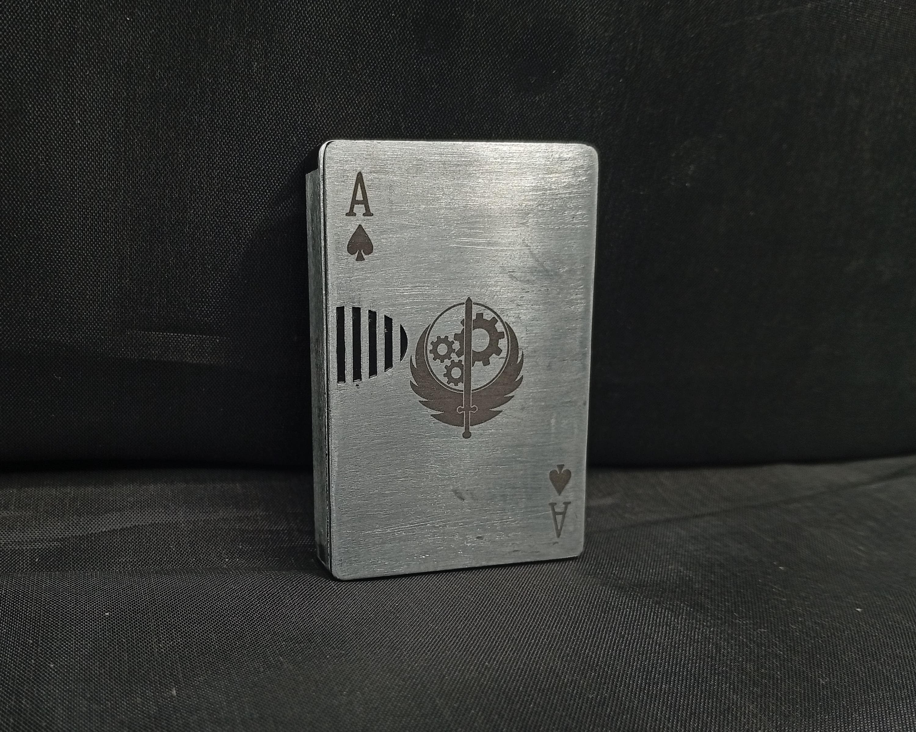 fallout new vegas engraved cigarette lighter Fallout New Vegas Lighter