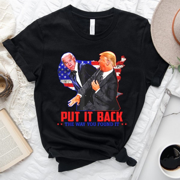 put it back the way you found it Unisex t-shirt