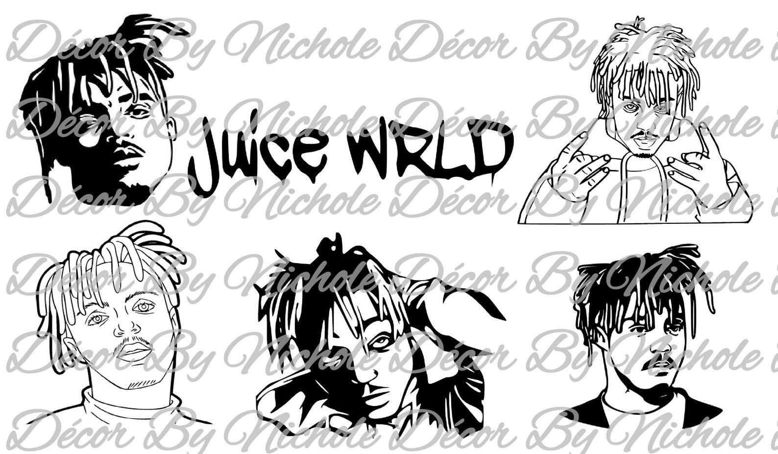 Juice World WRLD BUNDLE SVGS 6 Total Etsy