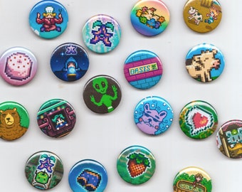 Stardew Valley Button Pins/ Magnets - 1 inch