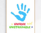 Autism Awareness Handprint Art, Classroom Decor (Printable)