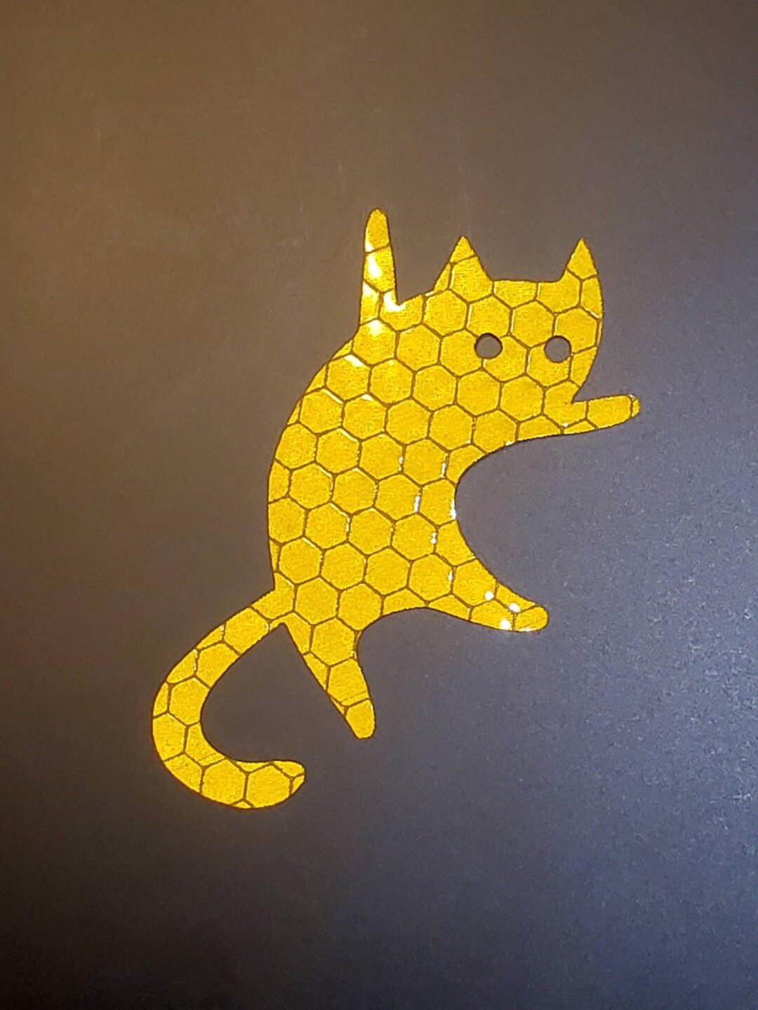 Highly Reflective Cat Sticker - Be Visible in the Dark, Waterproof ...