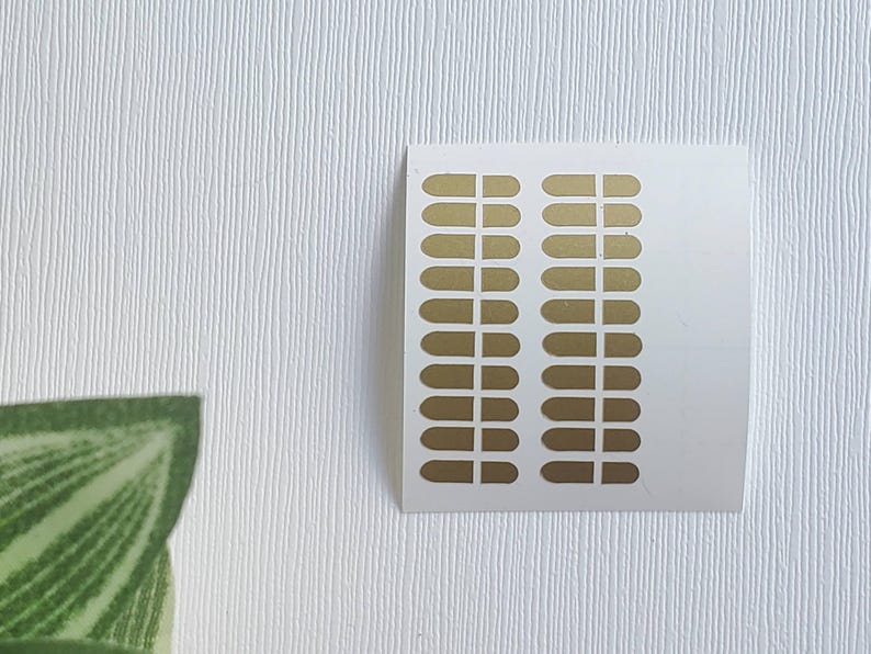 Align USB Cable to Adapter - 20 Pairs of Gold Stickers - Etsy