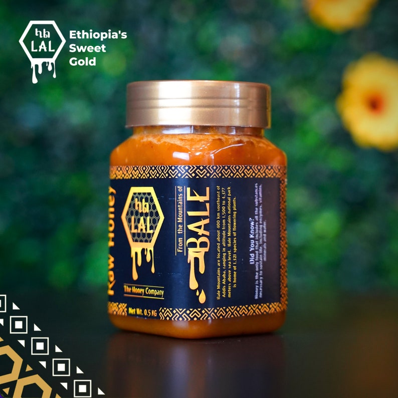 Ethiopian Raw Honey Dark Honey Pure Honey Harvested From Bale Mountains