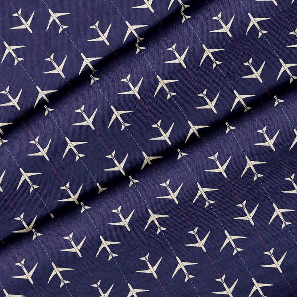 Airplane Theme Fabric, Premium Quality Fabric - For Quilting, DIY, Crafting Perfect For All Your Projects.