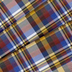 Checkered Tartan Plaid Pattern Theme Fabric, Premium Quality Fabric - For Quilting, DIY, Crafting Perfect For All Your Projects.