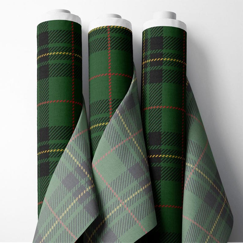 Traditional Tartan Plaid Pattern Theme Fabric, Premium Quality Fabric ...