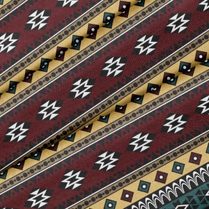 Aztec Pattern Theme Fabric, Premium Quality Fabric - For Quilting, DIY, Crafting Perfect For All Your Projects.