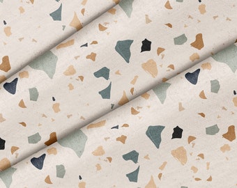 Beautiful Terrazzo Theme Fabric, Premium Quality Fabric - For Quilting, DIY, Crafting Perfect For All Your Projects.
