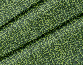 Crocodile Skin Pattern Fabric, Premium Quality Fabric - For Quilting, DIY, Crafting Perfect For All Your Projects.
