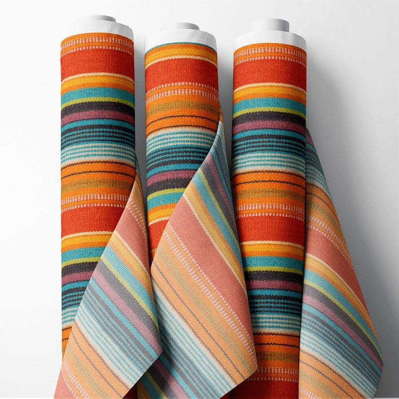 Mexican Style Pattern Theme Fabric, Premium Quality Fabric - for ...