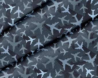 Airplane Design Theme Fabric, Premium Quality Fabric - For Quilting, DIY, Crafting Perfect For All Your Projects.