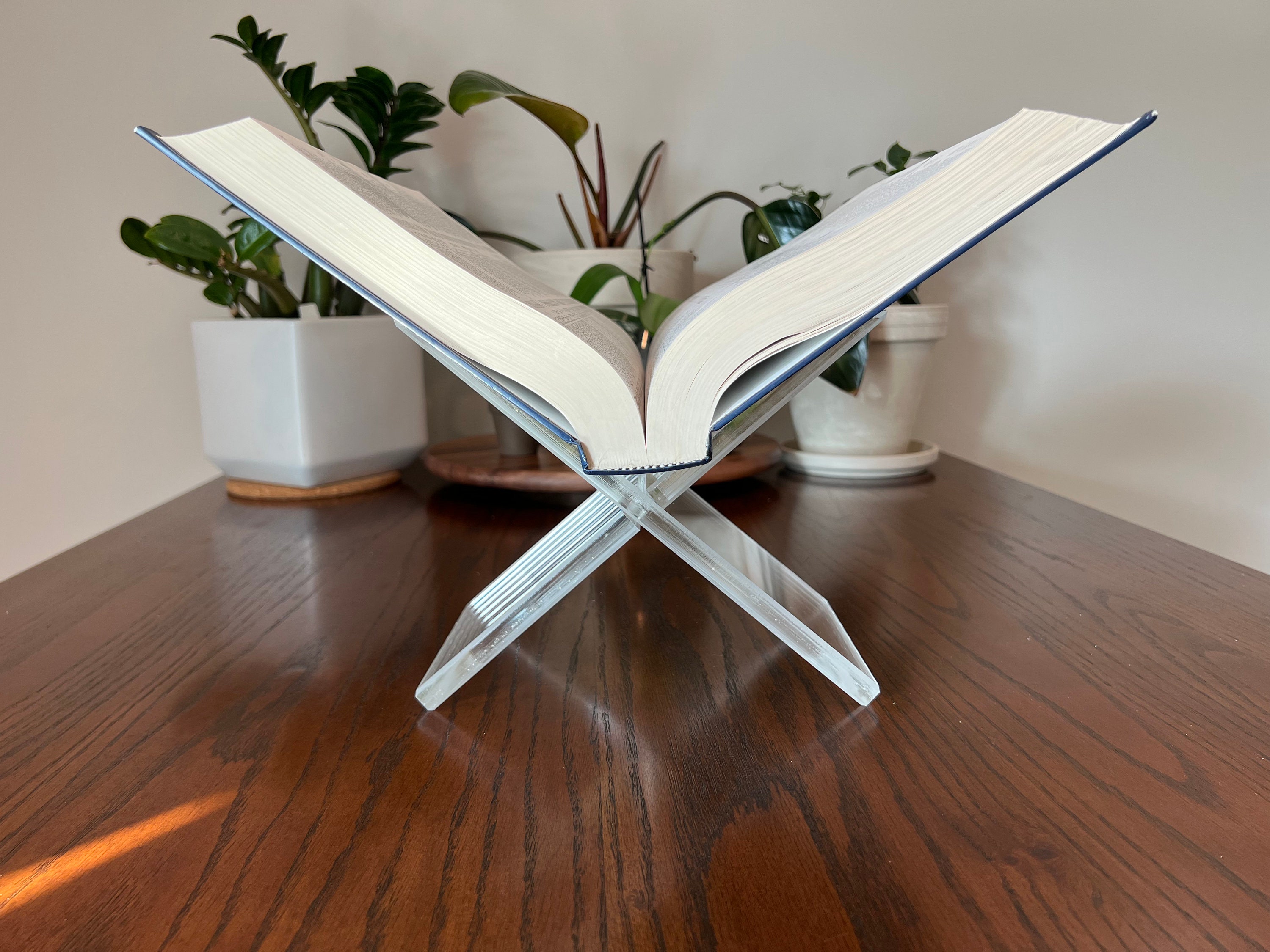 Acrylic Book Stands for Display, 6pcs Acrylic Display Easel for