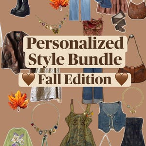 Personalized Style Bundle, Handpicked Thrifted Box, Aesthetic Pinterest Custom Thrift Pack, Customized Fall clothing box