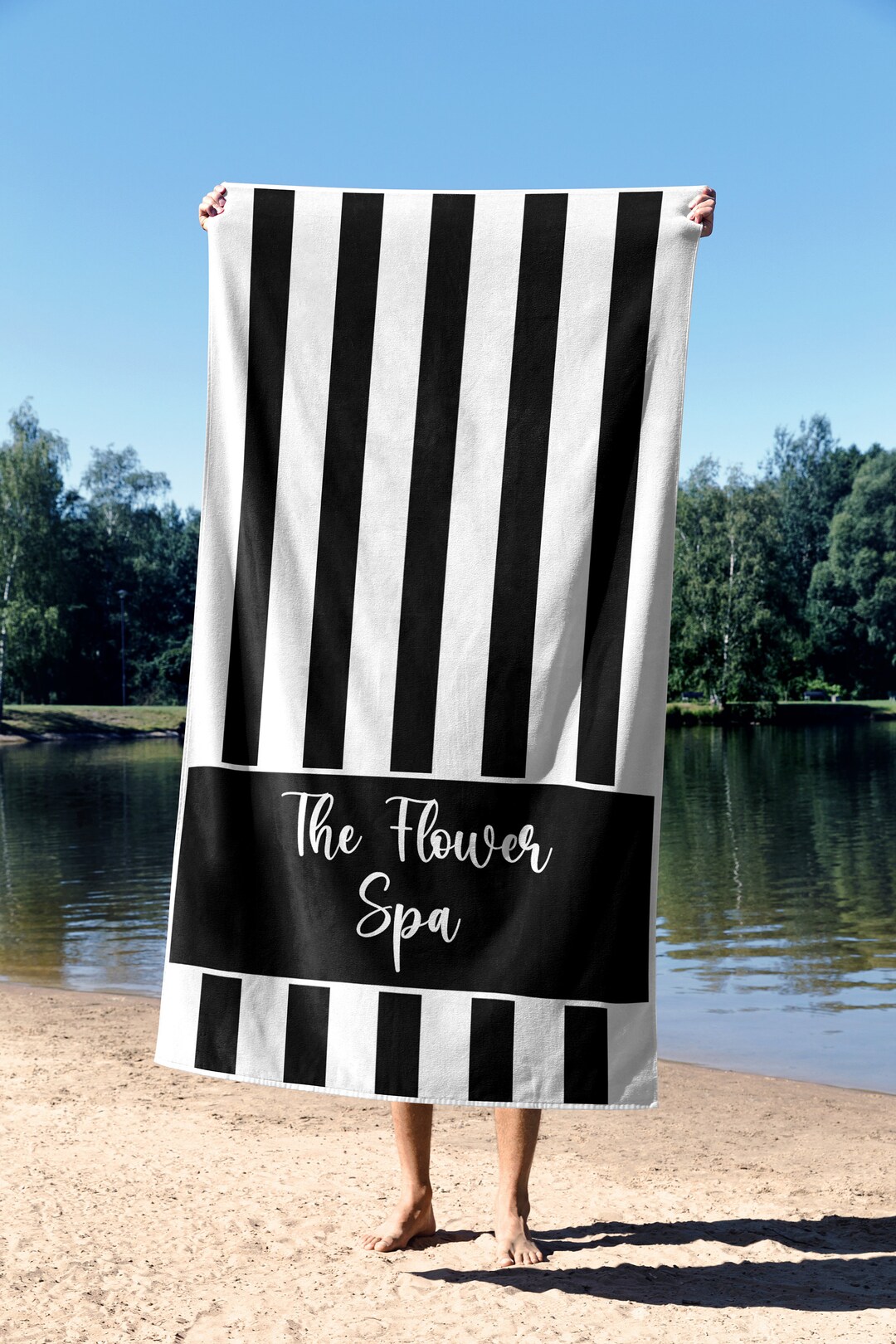 Custom Beach Towels, Hotel Beach Towel, Personalized Pool Towel