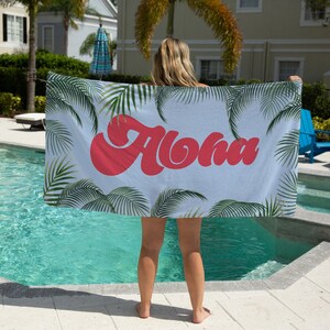 Beach Towel for Women, Honeymoon Beach Towel, Beach Towel for Bride, Bachelorette Party