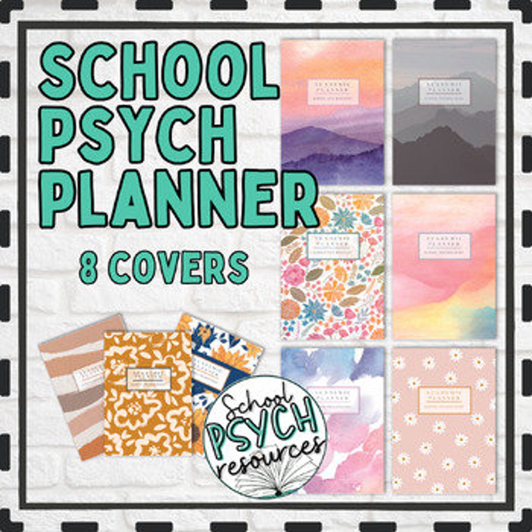 Printable 2324 School Psychologist Planner Organization Appointment