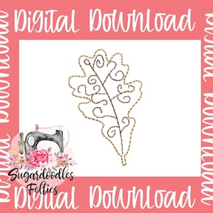 Leaf 2 Fall Feltie Embroidery Design-Thanksgiving Feltie Design-Digital Embroidery Designs-Fall Embroidery Designs-Thanksgiving Leaf Felties