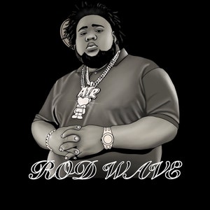 Rod Wave music artist  PNG digital instant download art print