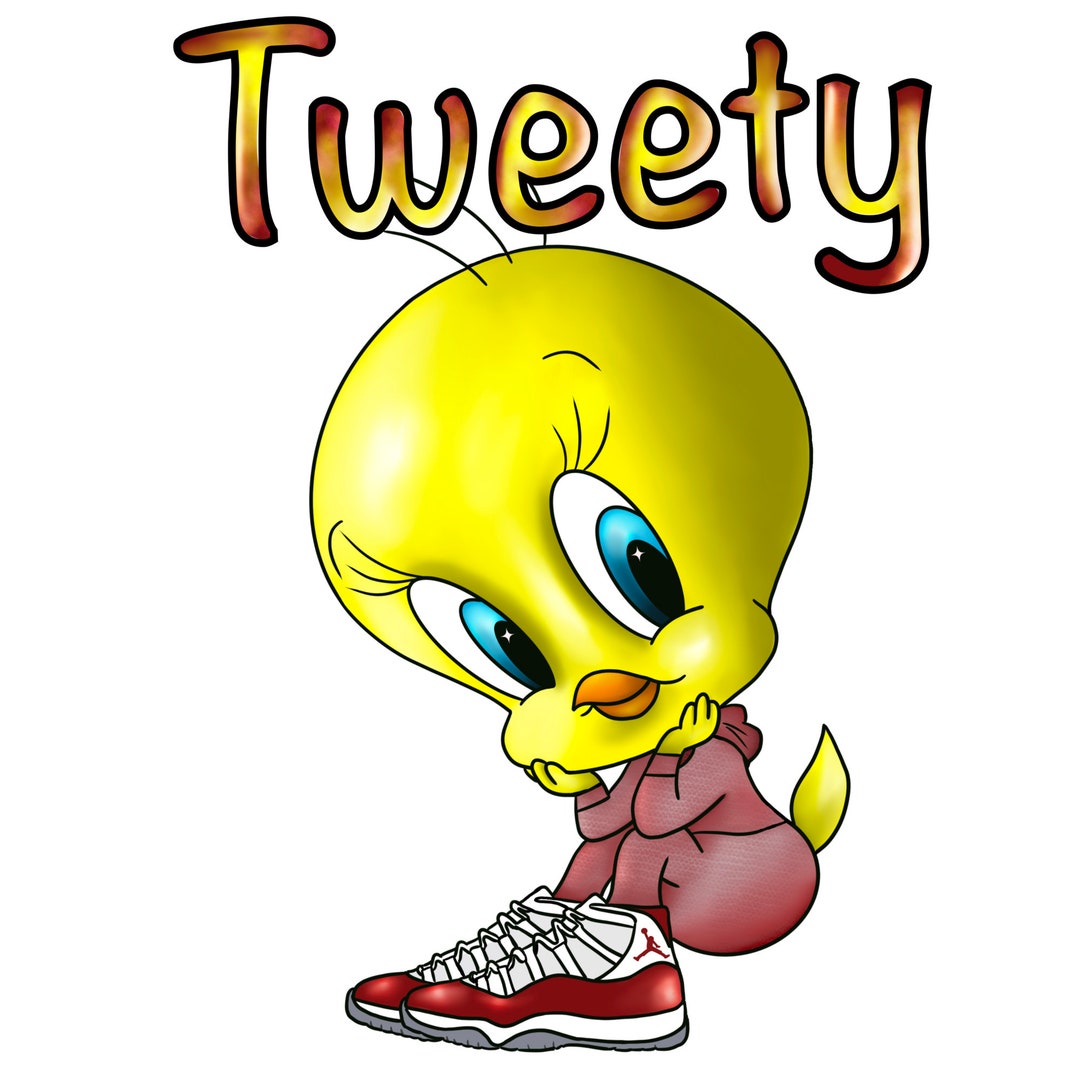 Tweety Bird Cartoon Digital Instant Download Art Print PNG File - Etsy