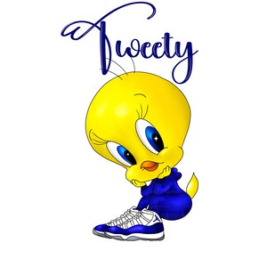 Dark Blue Tweety Bird - Etsy