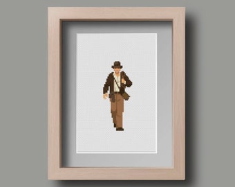 Indiana Jones PDF cross stitch pattern