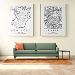 Benutzerdefinierte Standortkarte | Personalisierte Geschenke | Beliebiger Stadtplan | Heimatstadt Karte | Reisekarte | Individueller Stadtplan | Benutzerdefinierte Karte Geschenk | Jede Stadt