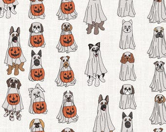 86 Ghost Dog Breeds Embroidery Design: Spooky Halloween (Digital Download)
