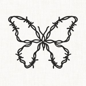 Butterfly Machine Embroidery Design