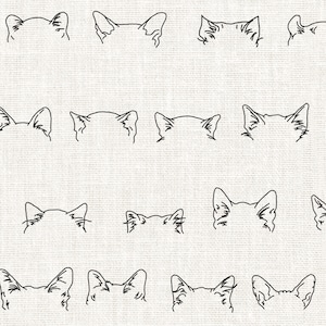 50 Stickerei Katzenohren Rasse, Maschinenstickerei, digitale Stickmaschine