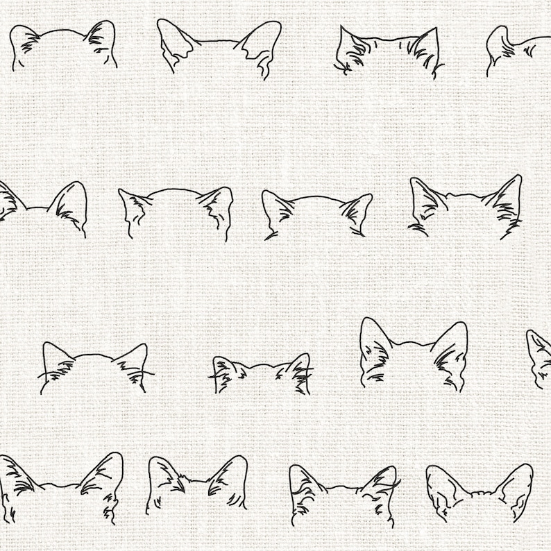 Cat Breed Ears Embroidery Design: 50 …