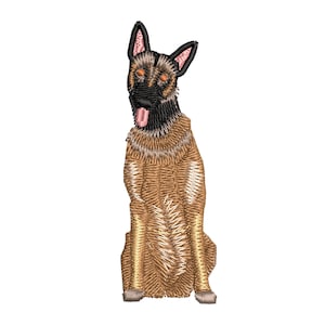 Belgian Malinois Embroidery Dog ,Machine Embroidery Design,Digital embroidery machine design