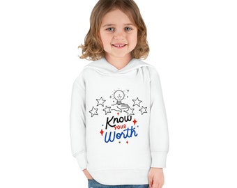Toddler Pullover Fleece Hoodie, Toddler Hoodie Delights, Hooded Comfort for Little Dreamers, Hooded Happiness for Tiny Tots,