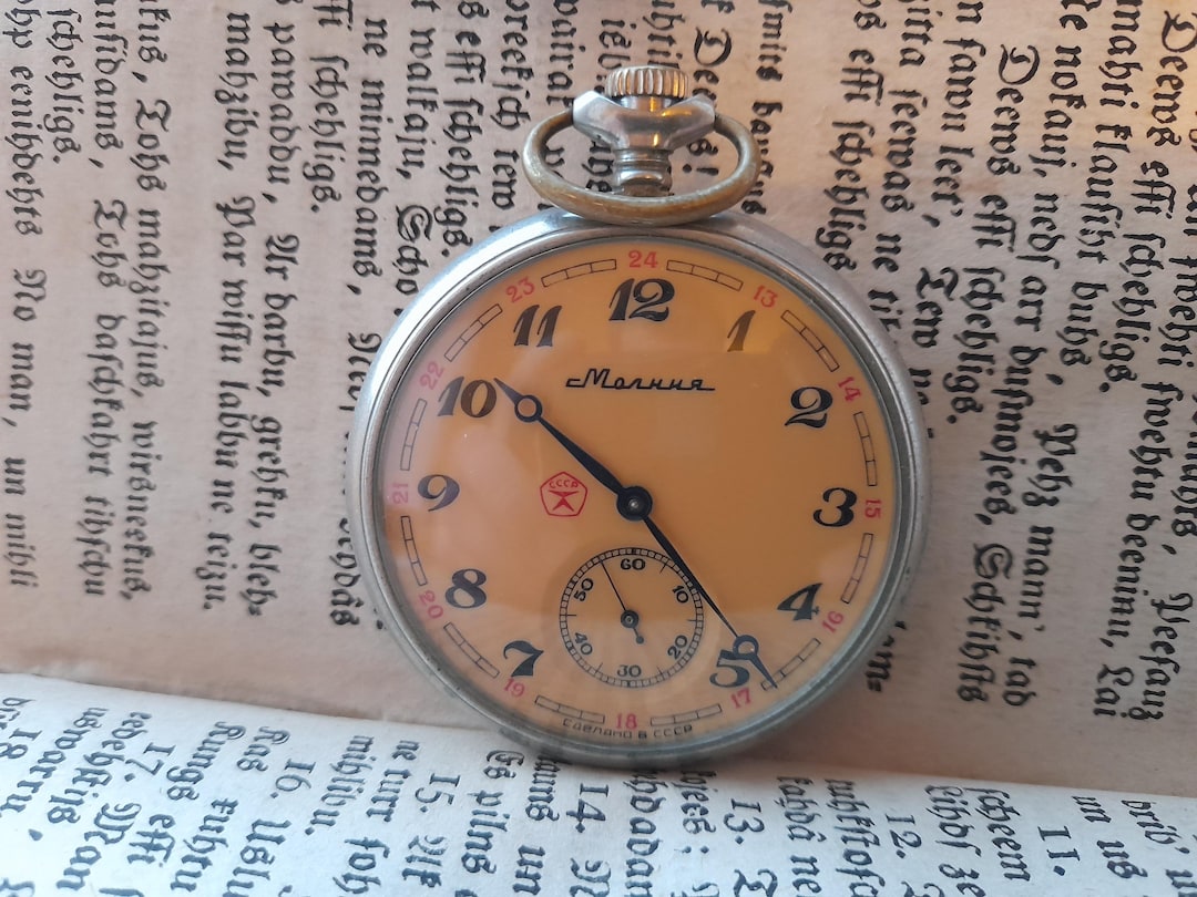 Reloj de bolsillo vintage de colección Movimiento