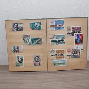 Ussr stamp collection set , Original 100% , vintage and rare post office memorabilia.