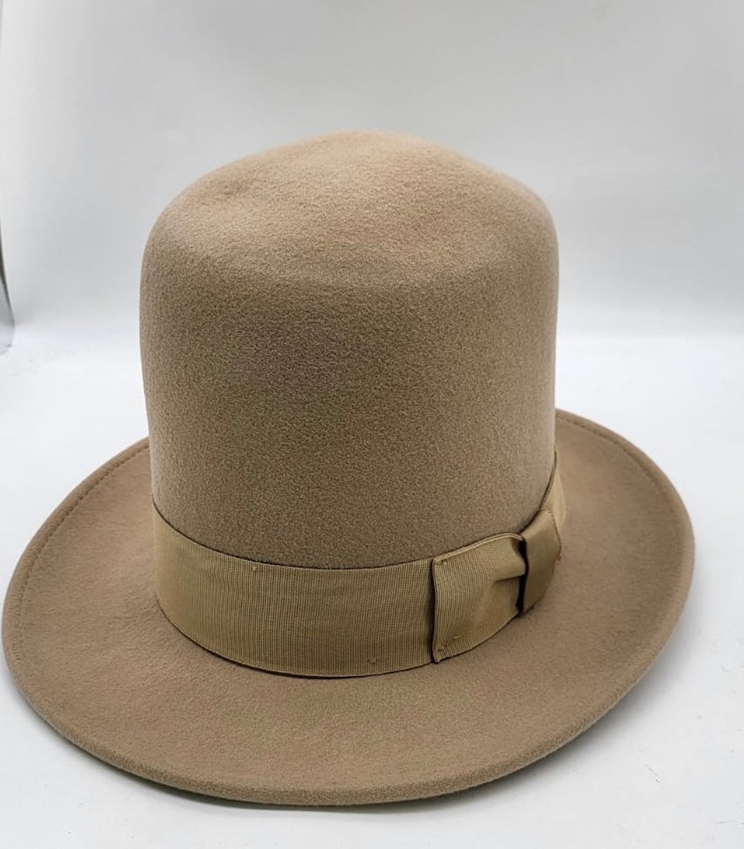 TALL BOWLER HAT Classic English Premium Wool Bowler Hat Formal Etsy