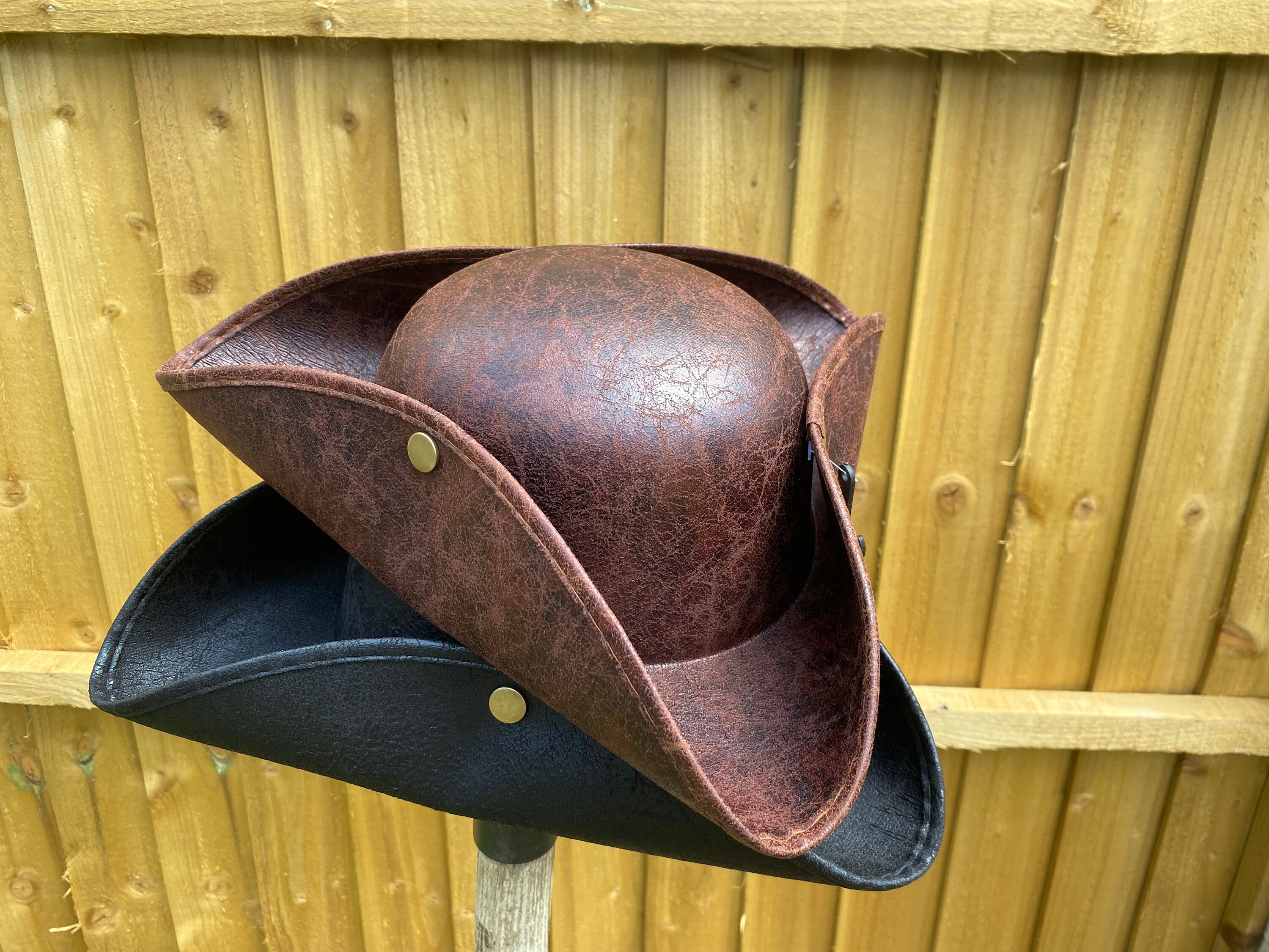 Tricorn Hat Fancy Ancient Look Tricorn Pirate Hat Cosplay Etsy