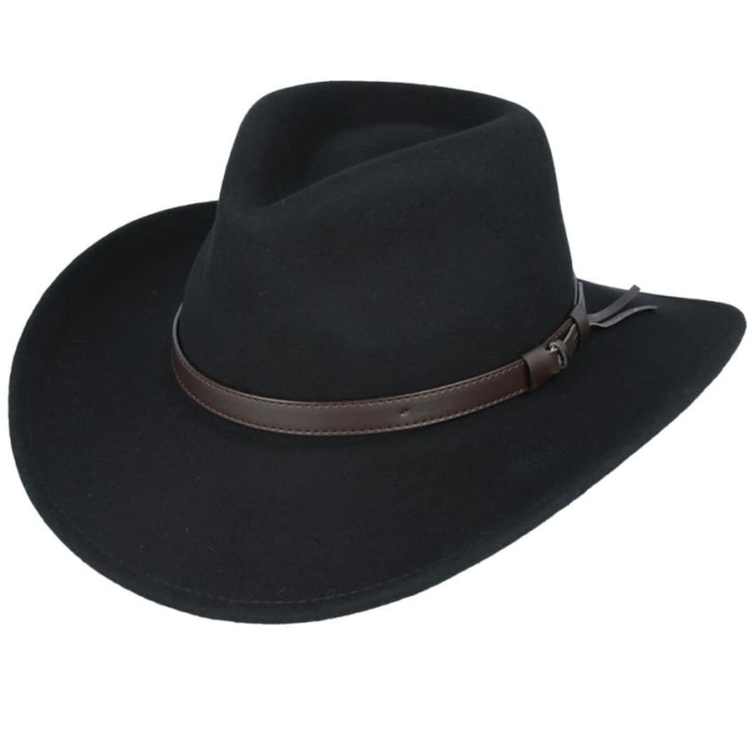 Cowboy Hat Wool Felt Gambler Hat Men and Women Western Hat - Etsy