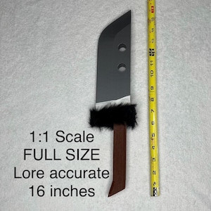 Demon Blade: 3D-geprinte prop (schaal 1:1)