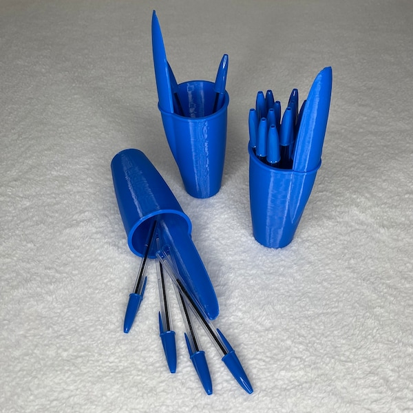 Tappo per penna GIGANTE - organizer - scala 8:1 - stampato in 3D