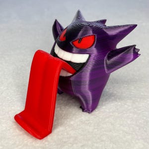 Suporte para telefone/objeto Gengar - impressão 3D multicolorida de alta qualidade