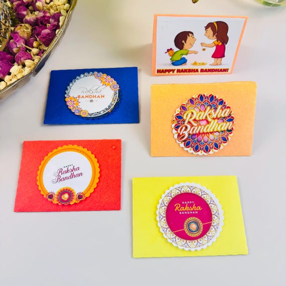 QUVYARTS Handmade Rakhi For Brother & Bhabhi – Crystal Pearl Design, Includes Roli Chawal