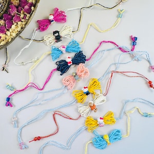 Kinder Rakhi, Rakhi für Kinder, Kinder Rakhi, Rakhi Armband, Rakhi für Bruder, süßes erstes Rakhi, Kinder Armband, Pizza Rakhi, Lays Rakhi