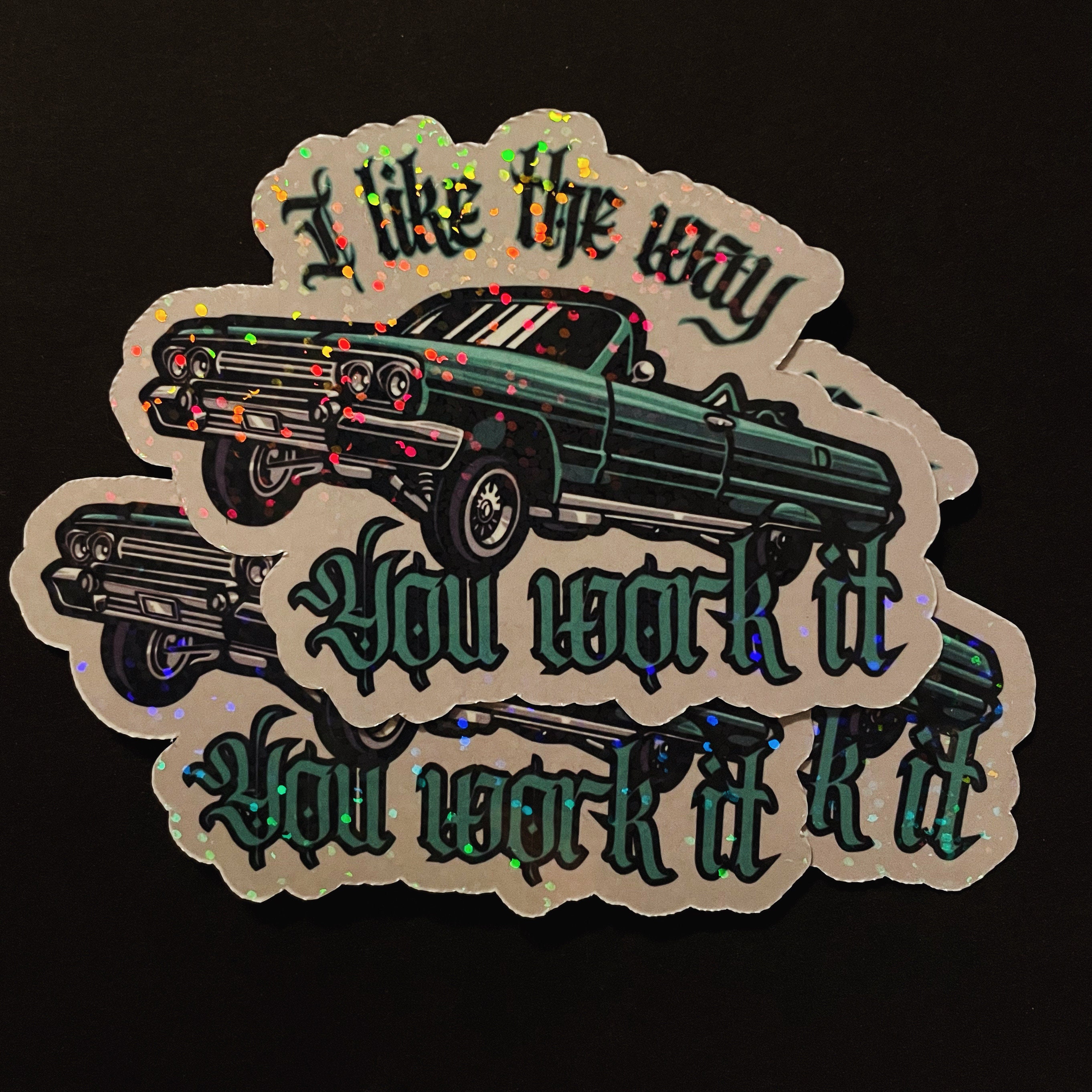 I Like the Way You Work It, Lowrider Sticker, Low Riders, 90s Hip Hop ...