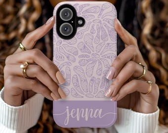 iPhone-hoesje op maat bloemen, hoesje aangepaste bloemen, telefoonhoesje aangepaste naam, luxe telefoonhoesje, Roses Gold iPhone 16, 15, 14, 13, 12